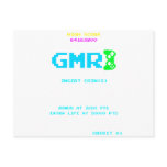 GMR - NMH Gamer Gaming Hi Score Video Games postcards