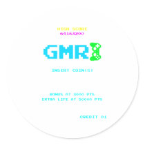 GMR - NMH Gamer Gaming Hi Score Video Games stickers