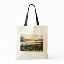 Gmunden, view towards Traunkirchen, Upper Austria, Canvas Bag