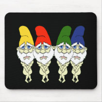 Gnaked Gnomes YRGB mousepads by cimmerrian Gnaked Gnomes YRGB mousepads