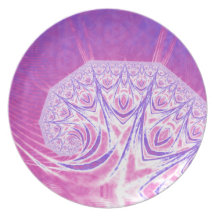 Gnarly Valentine Party Plate
