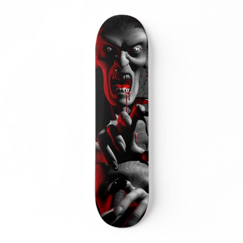 Gnarly zombie skateboard