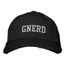 GNERD embroidered hats by mike3488 GNERD embroidered hats