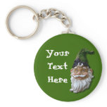 Gnome Face Keychain