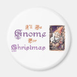 Gnome for Christmas Magnet