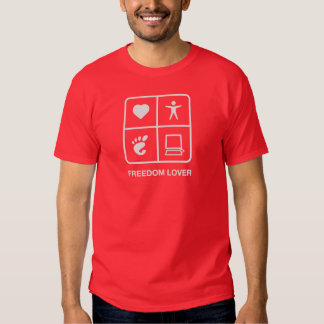 GNOME Freedom Lover Mens T-Shirt