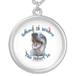 Gnome Home Heart Dog Jewelry