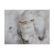 Gnome in Snow. postcards by b0kch0y Gnome in Snow. postcards