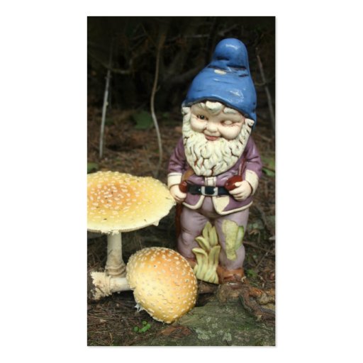 Gnome In The Garden Business Card (front side)