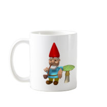 gnome leaning on mushroom mugs by doonidesigns gnome leaning on mushroom mugs