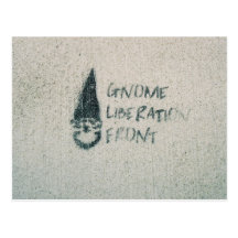Gnome Liberation Front Postcards