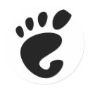 Gnome - Linux - OSS FSF  stickers