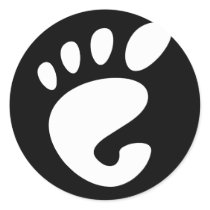 Gnome - Linux - OSS FSF stickers by strk3 Gnome - Linux - OSS FSF stickers