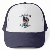 Gnome Me Love Me Dog Hats
