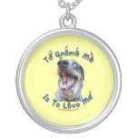 Gnome Me Love Me Dog Pendants