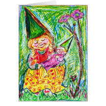 Gnome Mother & Child Cards