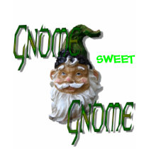 Gnome Sweet Gnome T-Shirt by SuanSKatra Gnome Sweet Gnome T-Shirt