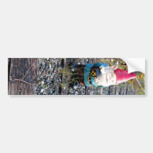 Gnome Tracks Bumper Sticker
