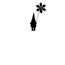 Gnome with Flower t-shirts by JamaDesign Gnome with Flower t-shirts