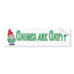 Gnomes are Gnifty! Bumper Sticker