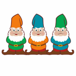 Gnome Photo Sculptures, Cutouts and Gnome Cut Outs
