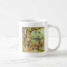 Gnomes, Elves and Fairies in the Magical Forest Mugs