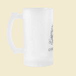 Gnomish Frosted Glass Mug