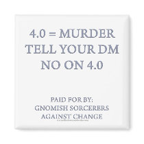 Gnomish Sorcerers Against Change magnets by thefrozenduck Gnomish Sorcerers Against Change magnets
