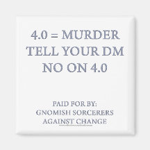 Gnomish Sorcerers Against Change Refrigerator Magnets