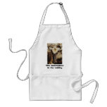 Gnu / wildebeest - gnu masterpiece in the making apron