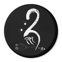 gNyis (two) (wb) [magnet]