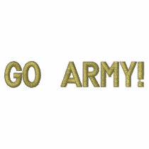 Go Army! Hoodie embroidered shirts