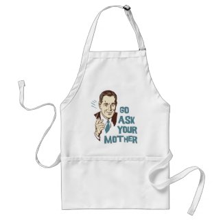 Go Ask Your Mother BBQ Apron