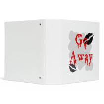 go away vinyl binders