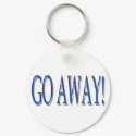 GO AWAY key chain keychains by marcya7 GO AWAY key chain keychains