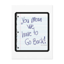 Go Back to School postcards by Saywhattees Go Back to School postcards