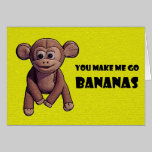 Go Bananas Greeting Card cards