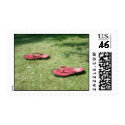 Go Barefoot stamp