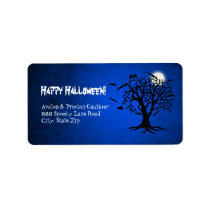 Go Batty Blue Moon Address Labels