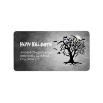 Go Batty Silver Moon Address Labels