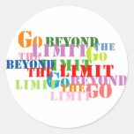 Go Beyond the Limit Sticker