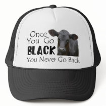 Go Black Angus Trucker Hat