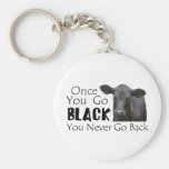 Go Black Angus Key Chain