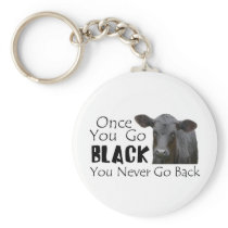 Go Black Angus Key Chain