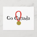 Go Canada - Medal Postcard