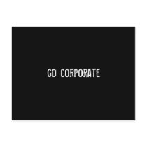 go corporate postcards