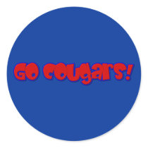 Go Cougars stickers by SherryHolderHunt Go Cougars stickers