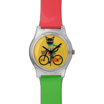 Go Cycling Wristwatch at Zazzle