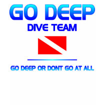 GO DEEP Dive Team for Women t-shirts