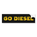 GO DIESEL bumper stickers